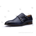 Monk Strap Men Leather Shoes Good Genuine Leather Dress Shoes with Monk Strap Supplier